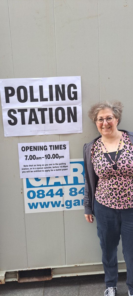 All polling stations are open till 10.00 pm so please use your vote like I have just done. If the wrong party or wrong Mayor wins and you don't vote then it'll be your fault! #LocalElections2024 #MayoralElections