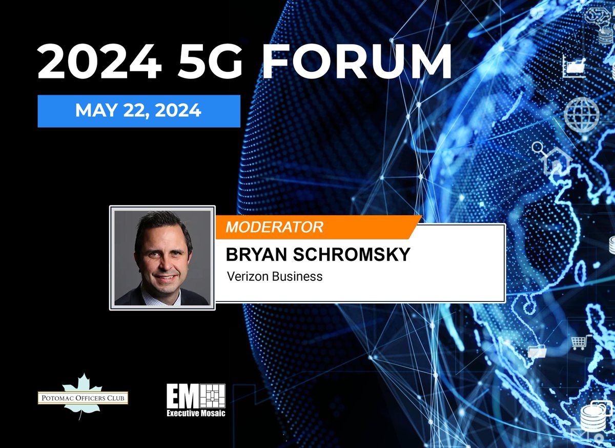 We're pleased Bryan Schromsky of @VerizonBusiness will moderate the 'Addressing DoD Spectrum Needs in the Age of Programmable Spectrum' panel at the 2024 5G Forum on Thursday, May 22nd!
Register: potomacofficersclub.com/register/?even…
#POC5G2024
@EricssonNA
@BoozAllen
@goV2X_
@Capgemini