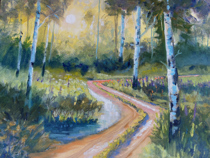 Follow us, we follow back and RT artists/writers/creatives often!! kbmartgallery.com hummingbirddragonflyartgallery.com Artwork: 'Grove Trail' Artist: Heather Coen #writerslift #FolloForFolloBack #folloback #follo4folloback #folloback