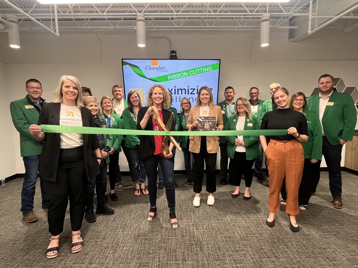 Yesterday we celebrated Maximizing Excellence as a new Siouxland Chamber member. They work with people and organizations who want to improve their effectiveness and achieve high impact. Check out their their website (maximizingexcellence.org) to learn more.