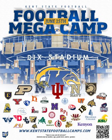 🚨🚨Lots of great visits this week! Have seen some of the best in Ohio‼️Come earn your opportunity at #KentGRIT Mega Camp - June 15th ⚡️