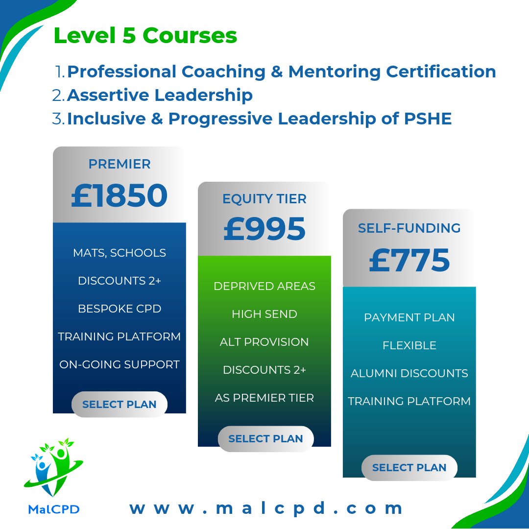 📢Attention educational leaders!📢 Are you tired of facing staff disengagement, communication barriers, and stagnant growth? Our Level 5 Professional Coaching and Mentoring Certification offers a transformative solution: 🚀 Empower your team to thrive 🤝 Foster open…