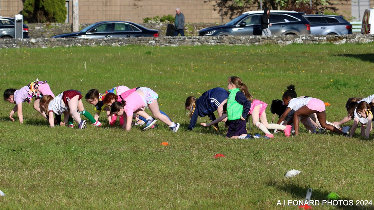 Another phenomenal turnout for @loughrearfc's #GIAT 'Give it a Try' last night. between 80-90 girls turned out in the sunshine to have fun and try out rugby. Thanks to Alan Leonard for the photos Come along next Wednesday 18.30-19.30 at the Fairgreen in Loughrea!! #FutureStars