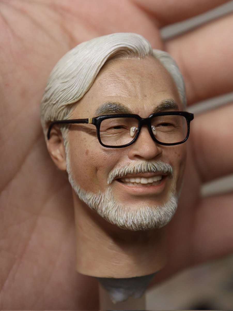 宮﨑 駿 WIP The model and glasses are not yet complete. The glasses will be made of metal