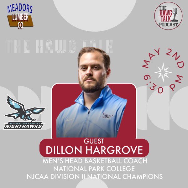 🚨Live at 6:30🚨 @NPC_Nighthawks mens basketball head coach Dillon Hargrove will join Adam and Porter.