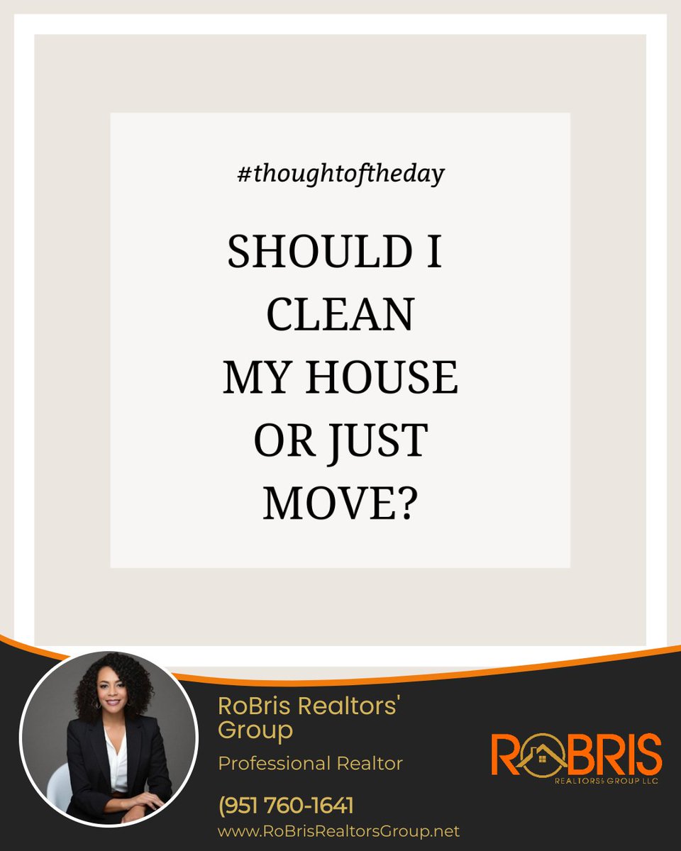 Ever have one of those days when you feel like stuffing everything into a box and shouting, 'Next stop, new home!?'

#householdchores #cleaning #movehome #thoughtoftheday #cantclean #homeowner #TDRealty #RoBrisRealtorsGroup #AgentRo #DFWRealestate #Byuers #Sellers #Newbuild