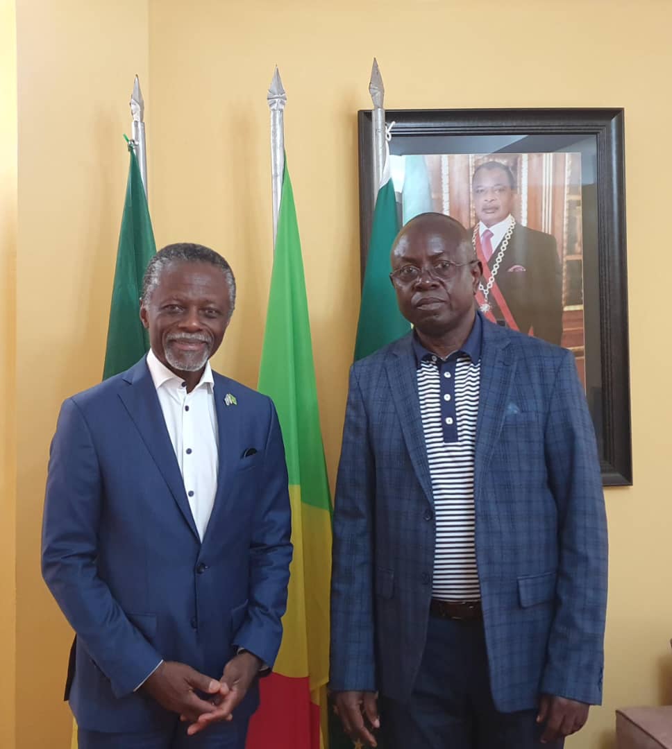 Pleasure always renewed to exchange with my brother Ambassador Daniel Owassa on the Presidency & the remarkable mandate of #Congo at the #CPS. @UNOAU is determined to continue working with the Republic of Congo for active multilateral cooperation. #DiplomacyForPeace