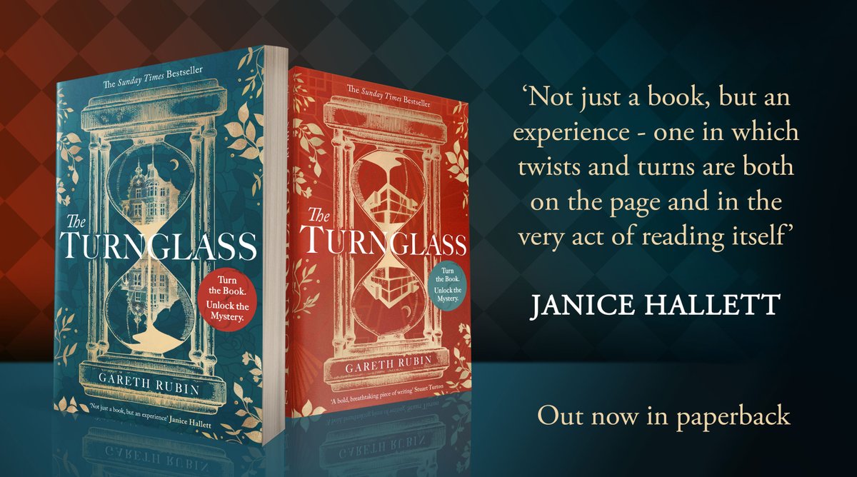 Discover the truth within The Turnglass - out now in stunning paperback. The Sunday Times bestselling novel by @garethrubin sees two mysteries come together in a book unlike anything you've read before…