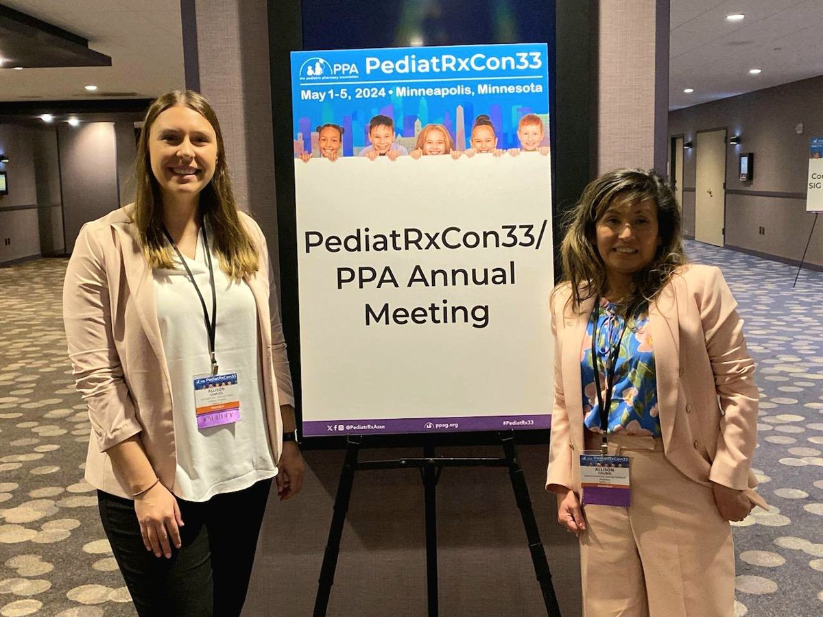 Enjoyed discussing the Pros and Cons of Probiotic use in the #PedsICU with Alli Samuel @PediatRxAssn #PediatRxCon33 We had a lot of fun with a LOT of data!! I think I ended up losing the debate! 🥴 It's ok!! It is what it is!! #PICURx #PedsPharm