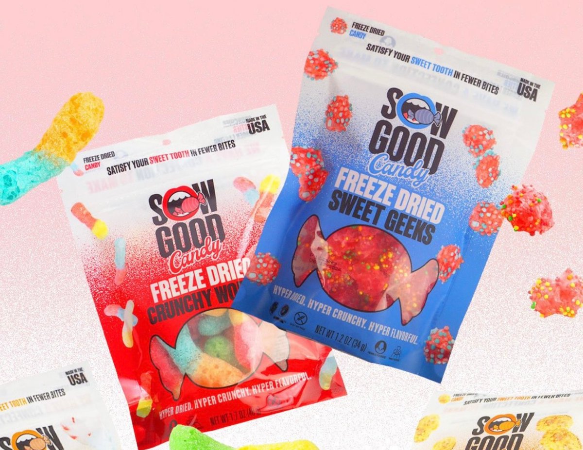 Freeze dried candy maker Sow Good raised $12M in its Nasdaq uplisting. The company currently offers 18 SKUs at over 5,800 retail doors across the U.S. Sow Good's revenue jumped from $428K in 2022 to just over $16M in 2023.