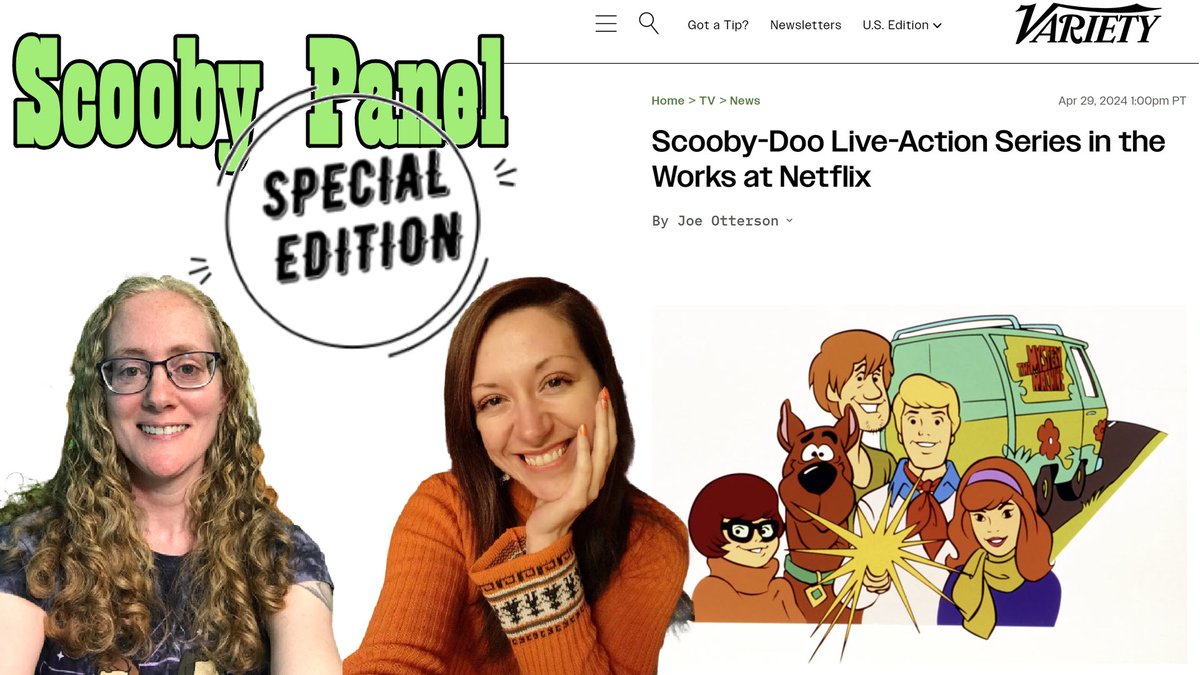 Posting this backwards, but it's all good. Check out our thoughts on the possible #ScoobyDoo Netflix series.

youtu.be/_QMFNkYj0AM
