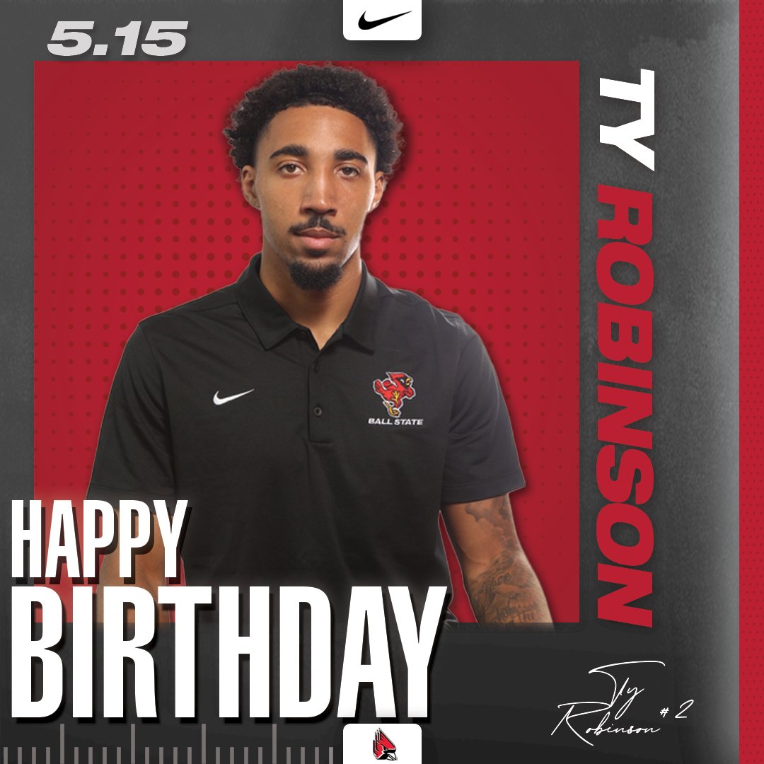 A very Happy Birthday to WR Ty Robinson! @therealty32