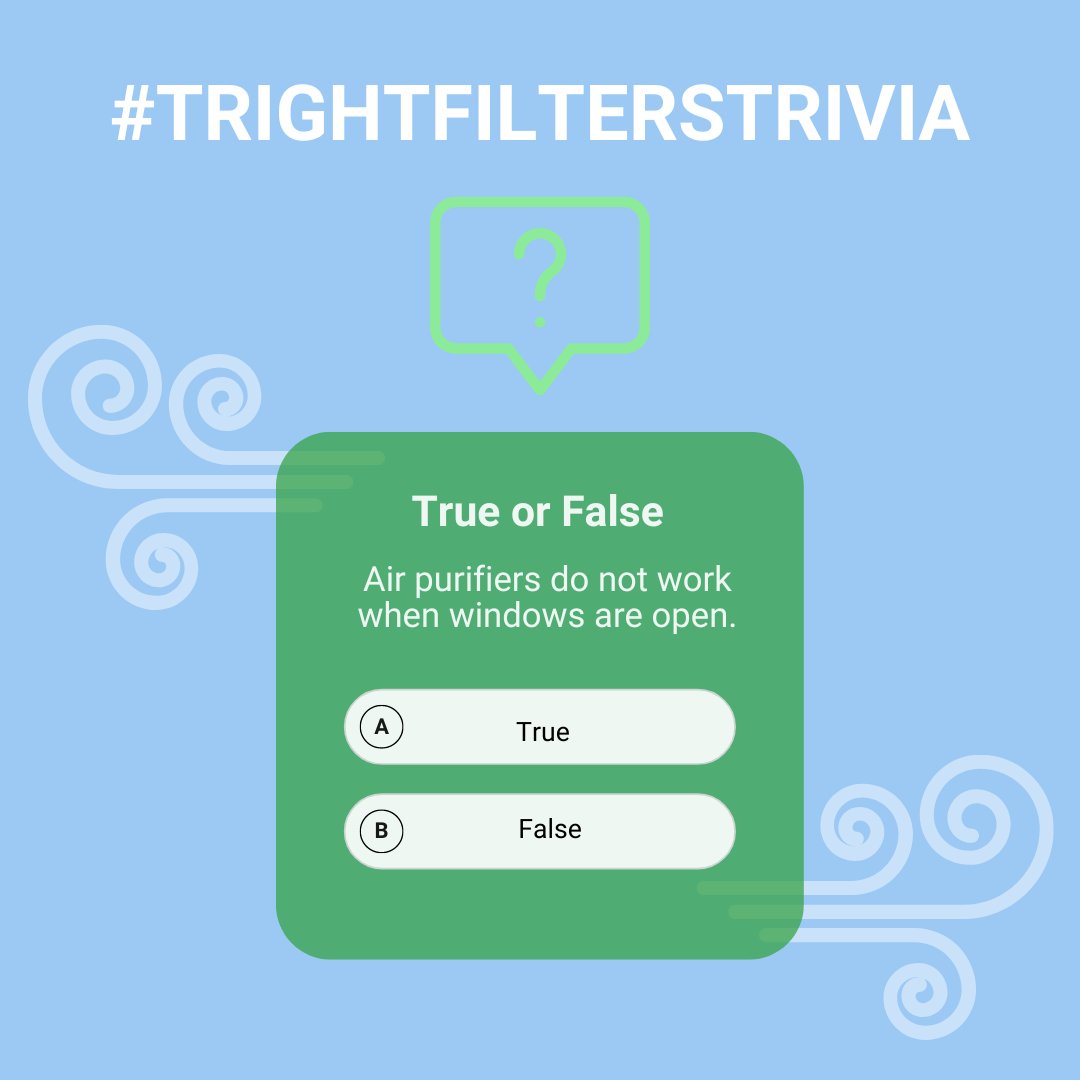 False!😱 Although air purifiers work best with windows closed, they can still help when open!🪟

#airpurifier #airfilter #airfilters #acfilters #hepafilters #cleanair #healthliving #cleaningtips #hvachacks #hvacfacts #triviaquestions #triviagame #trytoguess #trueorfalse