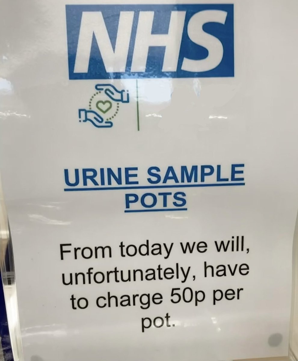 That’s the trouble with the NHS these days. Can’t get a pot to piss in…