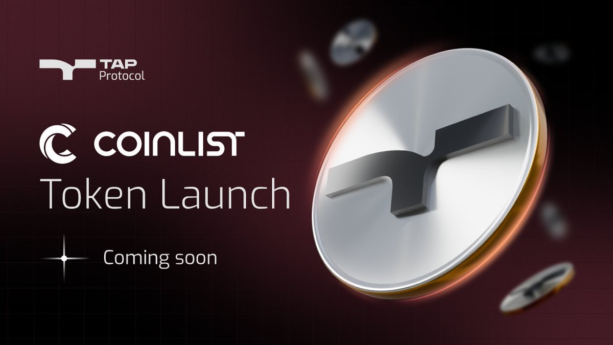 We are thrilled to announce that $TAP will soon be the first Ordinals project to have a token launch on CoinList. In order to participate, make sure you set up a CoinList account and comply with their terms of service. Stay tuned for more information regarding the dates as well…