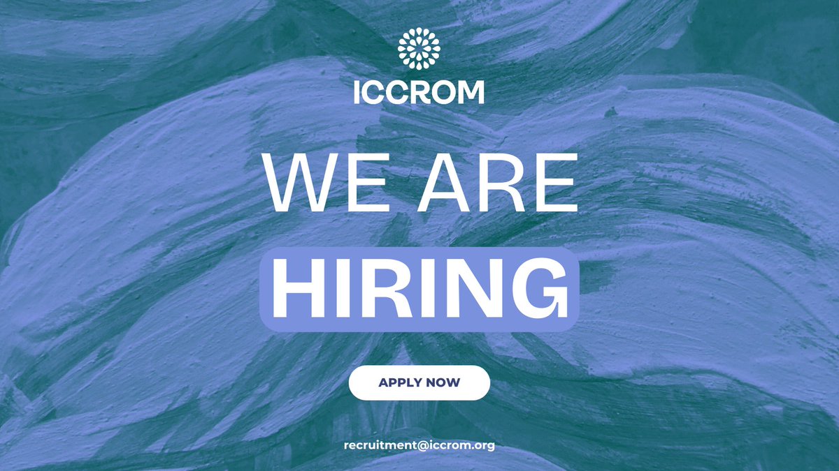 📣Job Opportunity: Africa Programme Consultant at ICCROM! 
Passionate about empowering African youth and preserving heritage? Join us
Apply by 19 May 2024👉 bit.ly/4aWDssr 
#ICCROM #ICCROMopportunities #AfricaProgrammeConsultant #YouthHeritageAfrica #UNJobs