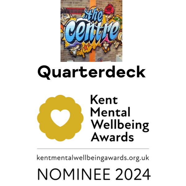 Congratulations to @QuarterdeckHub on being nominated for the 2024 Kent Mental Wellbeing Awards! The awards celebrate kindness and compassion, wellbeing and mental health initiatives. Submit your nomination at kentmentalwellbeingawards.org.uk Event delivered by @EastKentMind