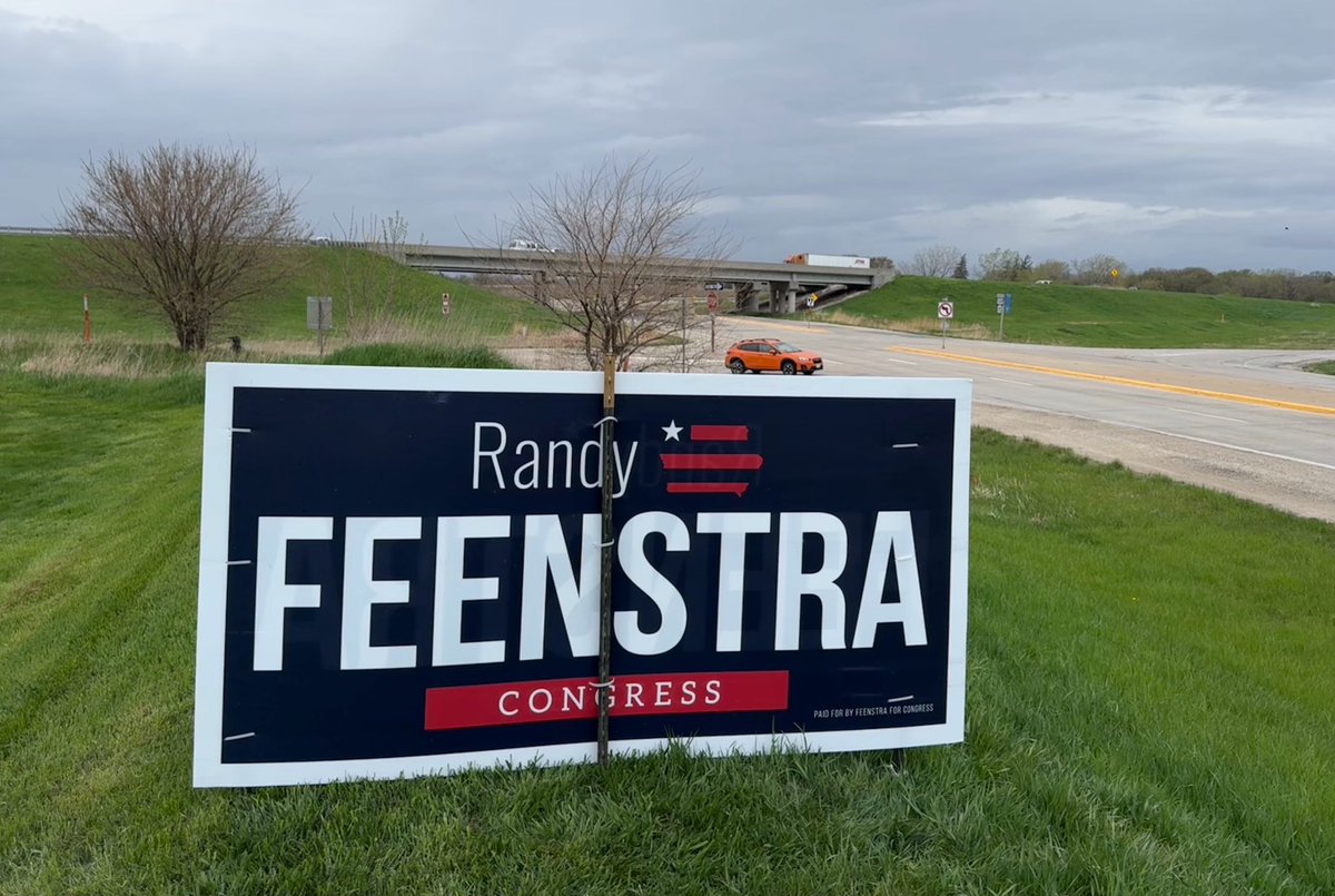 Grateful for the strong support that we have in Fort Dodge! Webster County knows that #FeenstraDelivers!