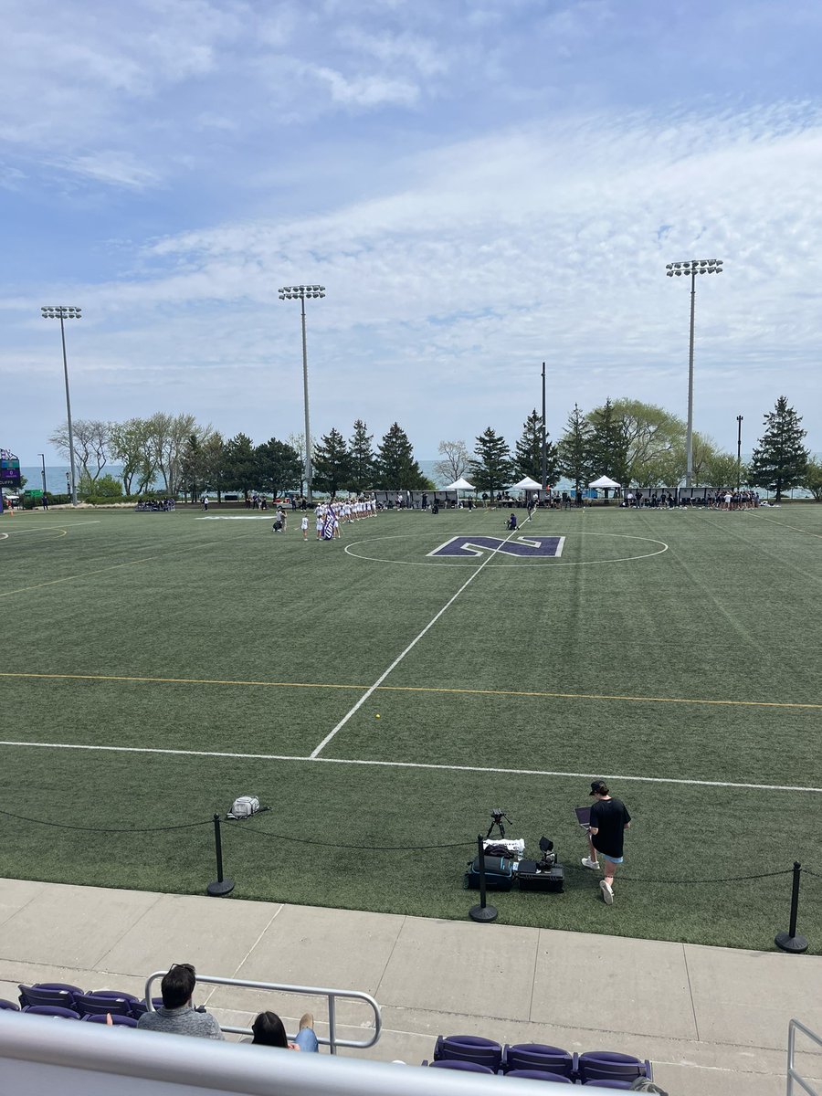 In the Big Ten Semifinals, Northwestern leads Johns Hopkins 2-1 with 6 minutes to play in the first quarter. @BrendanPreisman and @claireconner_ have all the action for you on Mixlr! 

wnur-sports.mixlr.com/events/3385083