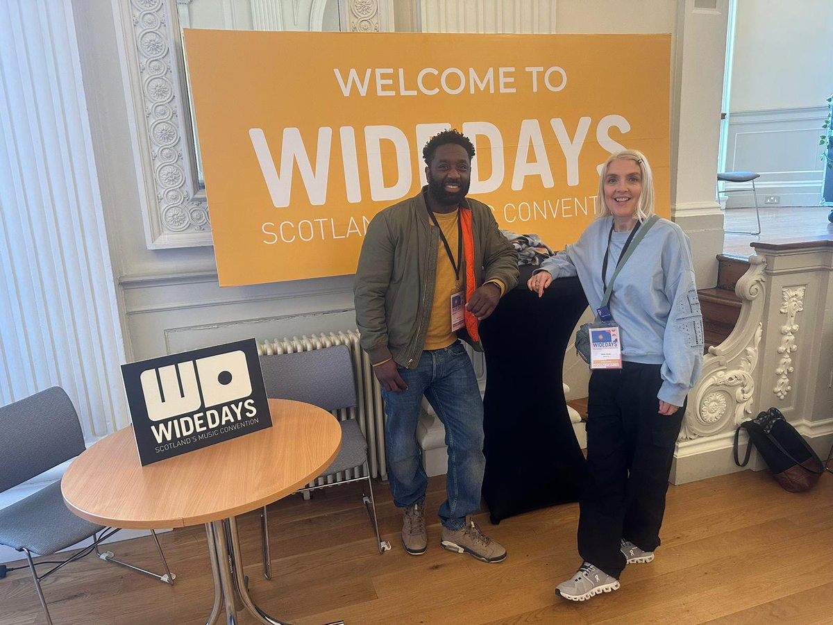 In Edinburgh for @widedays... 3 days of networking, collaboration and discovery. Catching up with familiar faces and meeting some new ones! ✨🎶 @BillionaireBen @IMPALAMusic