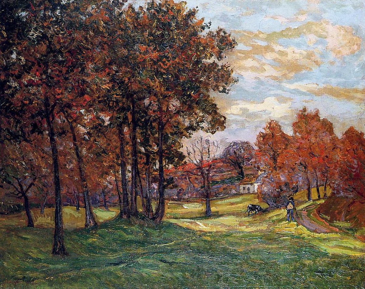 Autumn Landscape at Goulazon wikiart.org/en/maxime-mauf…