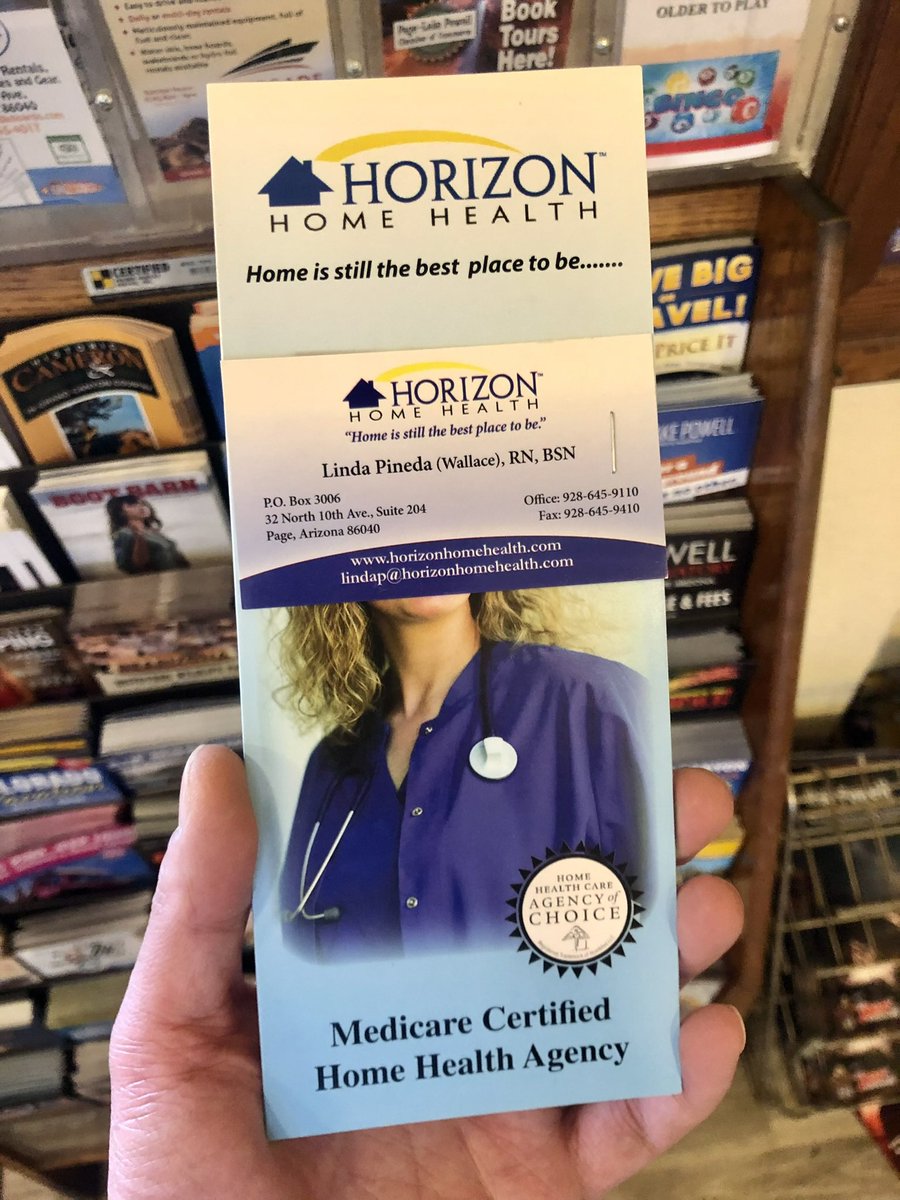 #ThrowbackThursday: Unusual #Branding and #Marketing Impact 🤪

Let’s delve into an intriguing encounter with the #HorizonHomeHealth #TriFold #Brochure in #PageArizona. 

But wait, there’s something odd—a #BusinessCard is stapled right on top of a woman’s face! 🤔 #TBT