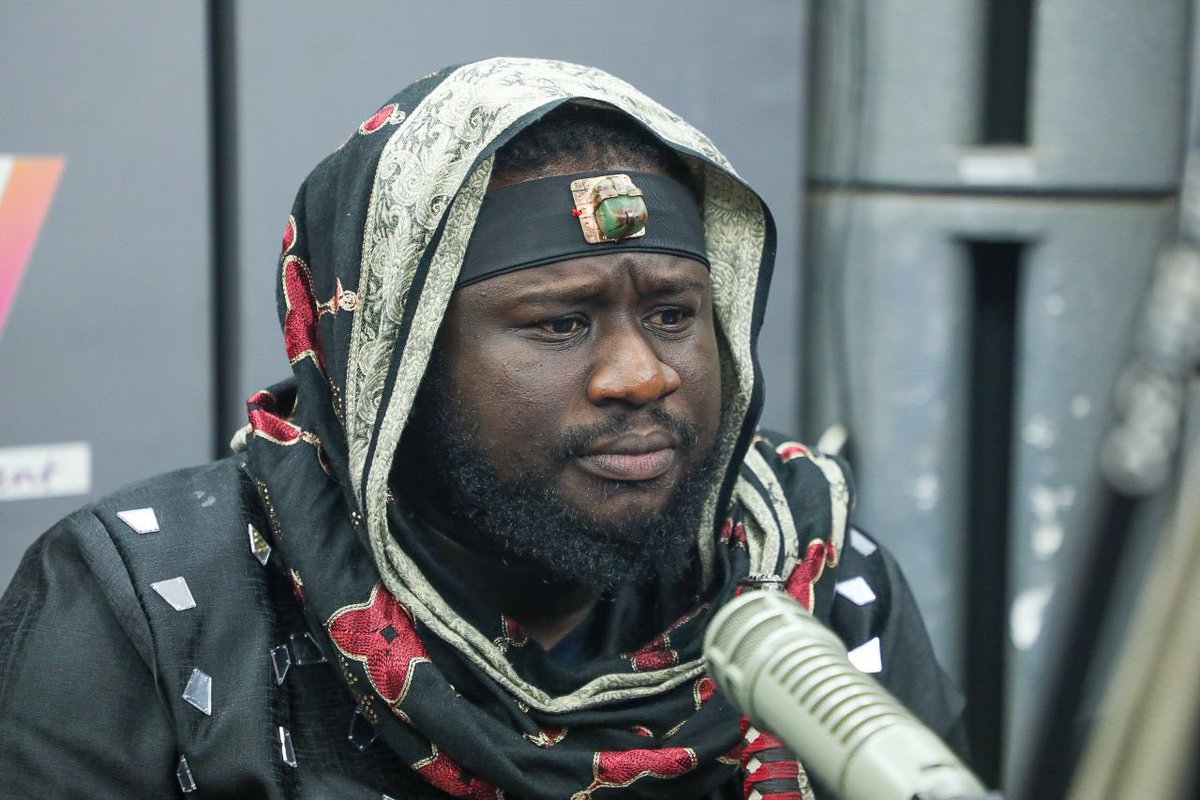 Frozen moments of Prophet Ajagurajah on #DaybreakHitz this morning. He talked about spirituality, religion, politics, music, lifestyle and more. 

Watch the full interview here: youtu.be/bwGVOHGlWyY?si…

📸 @Josephjpeg00.