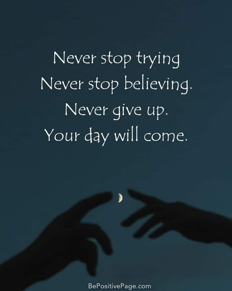 #neverstopbelieving