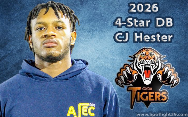 🏈 FEATURE ARTICLE 🏈 Meet 2026 4-Star DBHester from Cocoa High School (FL). Hester is blazing a trail on the field with his stellar skills and off-the-charts GPA of 4.3! He currently holds multiple D1 offers! 📰: spotlight39.com/articles-1/202…