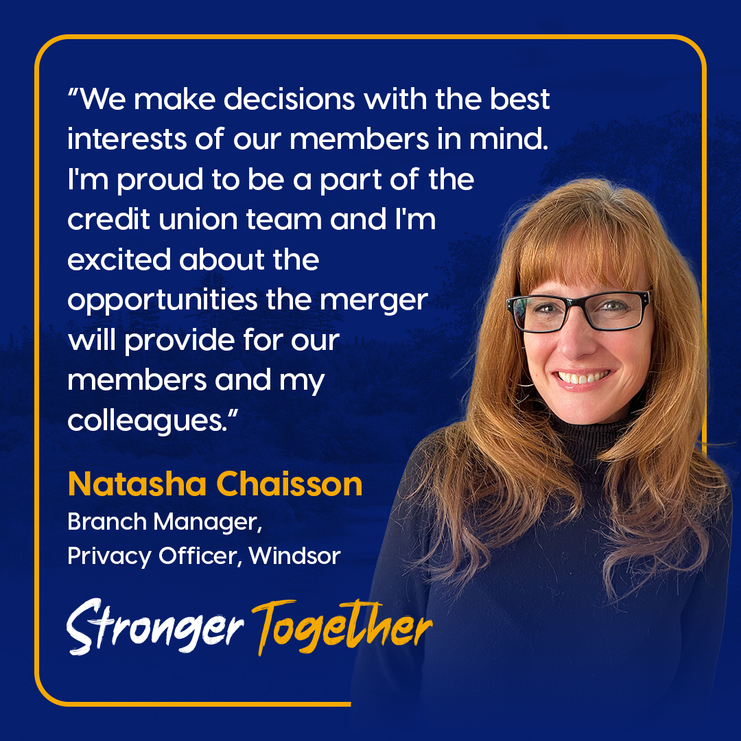 Here's what our team at Victory has to say about the proposed merger 💙Visit StrongerTogether-CU.ca to learn more. #StrongerTogether #InYourCommunity #YesVote #YourVoteMatters #YesVote
