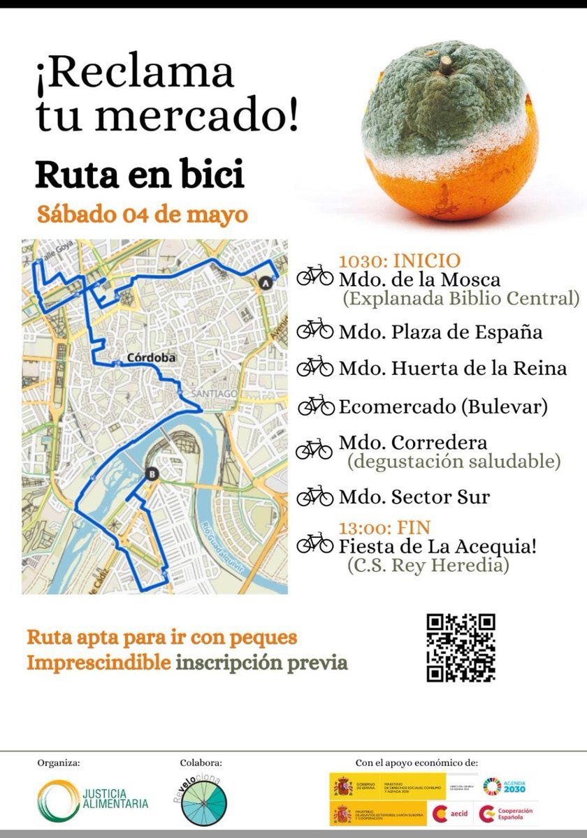 EcoCórdoba (@cordobaeco) on Twitter photo Interesante propuesta enmarcada en la campaña de <a href="/JusticiaAliment/">Justicia Alimentaria</a>
En bici a reclamar apoyo para nuestros mercados
Apúntate
👇👇 Interesante propuesta enmarcada en la campaña de <a href="/JusticiaAliment/">Justicia Alimentaria</a>
En bici a reclamar apoyo para nuestros mercados
Apúntate
👇👇