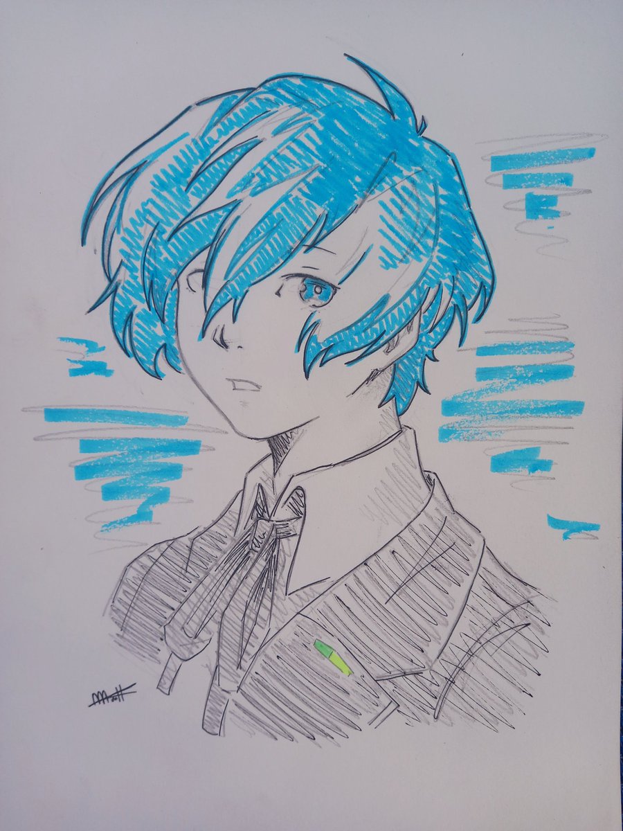 *does a decent 15 minutes sketch, proceeds to ruin it with markers*
(I hate my life)

#Persona3Reload #Persona3 #AtlusFaithful