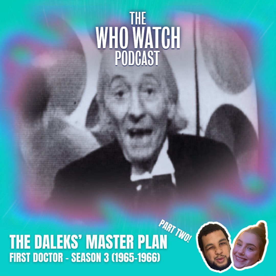 “You seem to know all the queer people!” This week, we watched the second half of THE DALEKS’ MASTERPLAN! 🛸 👂podfollow.com/thewhowatchpod… Hear our takes on The Feast of Steven, losing Sara Kingdom and the missing episodes of it all. 😵‍💫 Are you ready to EXTERMINATE AND MOVE ON?
