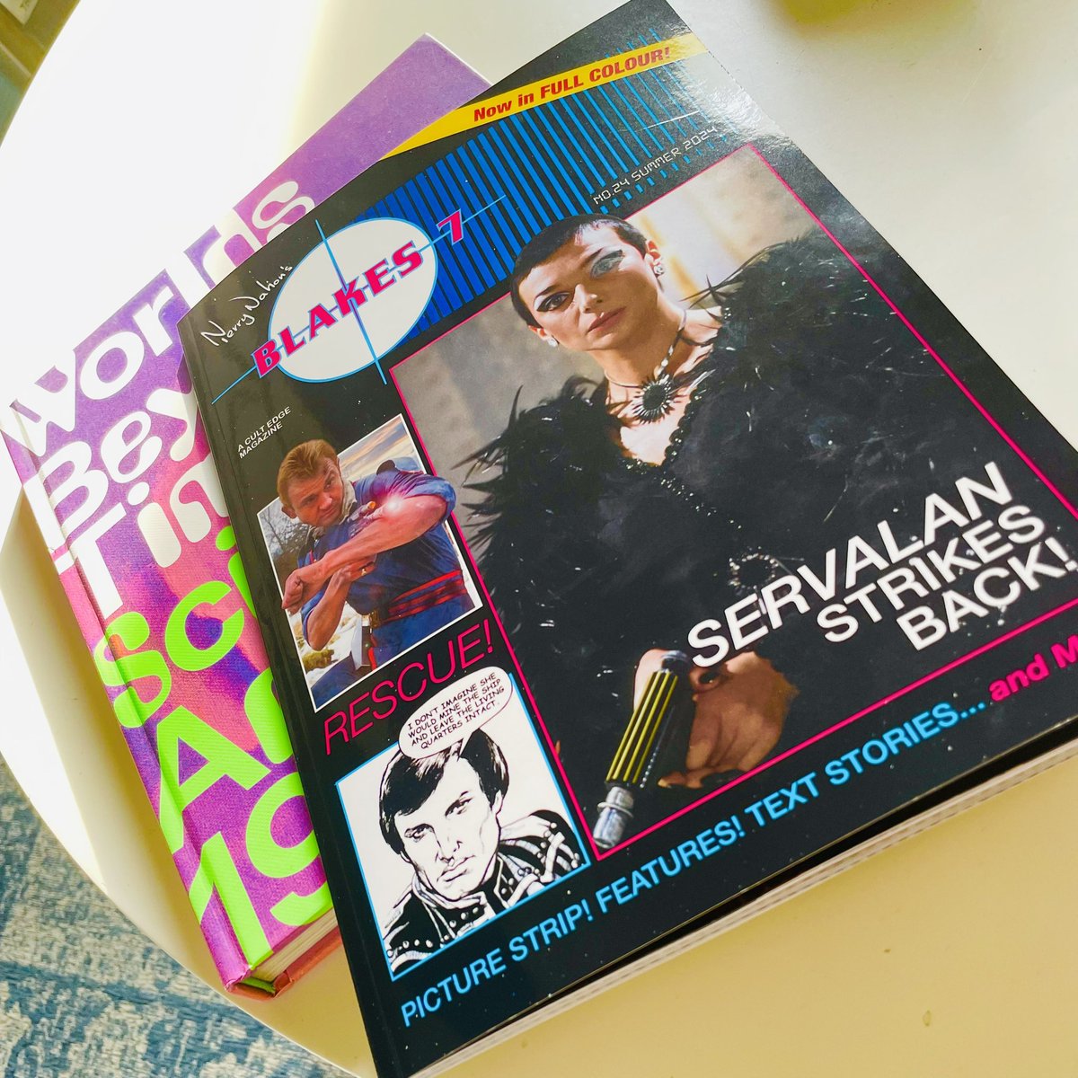 My copy of the new issue of #Blakes7 Magazine has (finally) arrived. Yes, even we have to pay for our copies 😊 Pick up yours from bit.ly/b7magazine24 and use SUNSHINE15 at checkout for a 15% discount (expires tomorrow at midnight!)