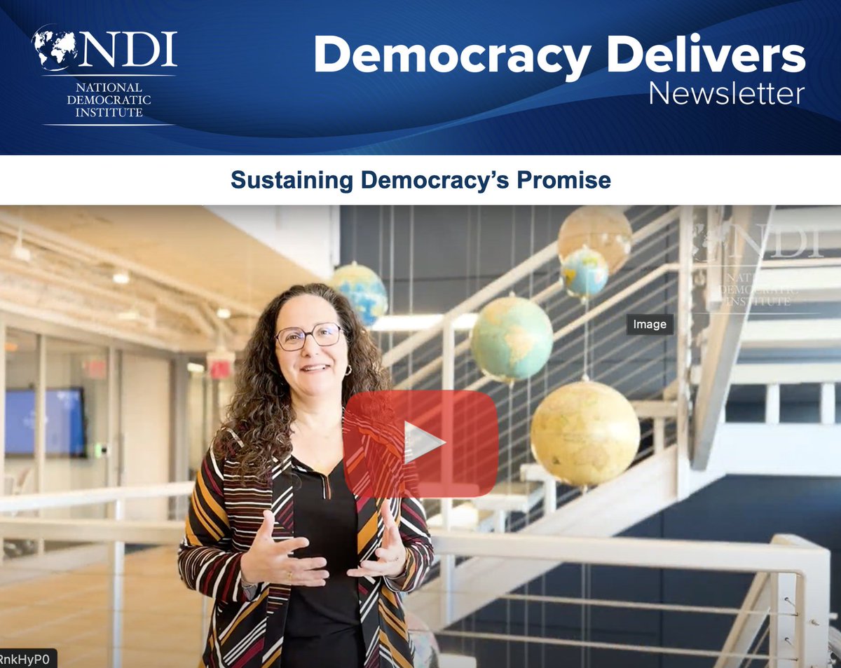 📩 Check out @NDI's latest newsletter! bit.ly/3QxidoH ✅ Subscribe to get up-to-date democracy news: bit.ly/2Uwg4gt
