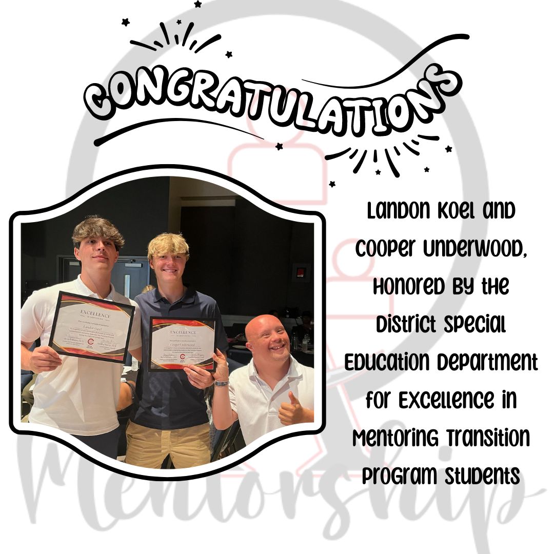 Congrats to Landon and Cooper! #GoBucs #AnchoredInExcellence #BucNation @cobbschools