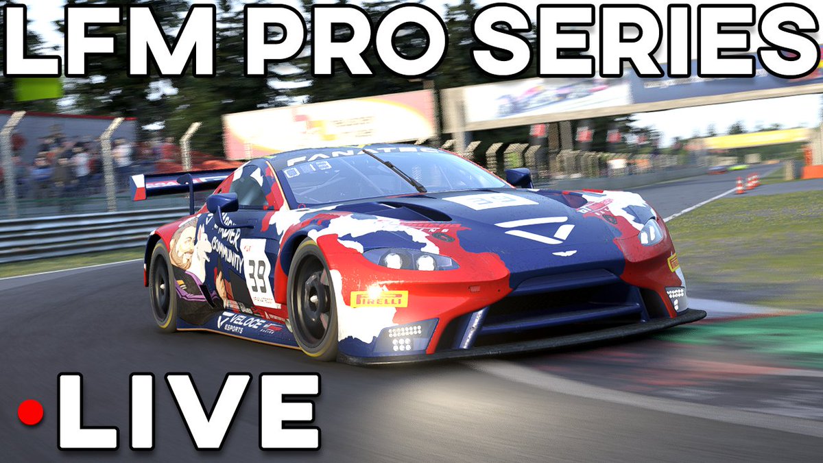 LIVE with LFM PRO Series at ZOLDER! Its going to be very bumpy ride in this insane field!😅🤯 Top drivers in ACC field again! youtube.com/live/uxj9q0VK3…