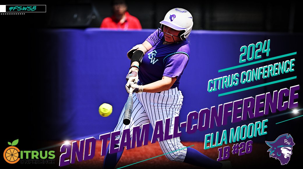 Joining Brennan on the 2nd Team All-Conference squad is sophomore Ella Moore. Moore hit .342 with 10 extra base hits and 33 RBIs during the regular season