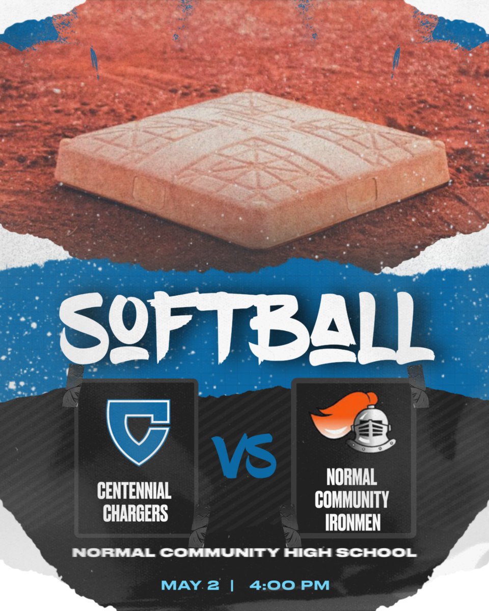 It's Gameday!  The Softball team is on the road as they play Normal Community at 4:00 PM.  Go Chargers!  #IfItAintBlueItAintTrue #FullyCharged
