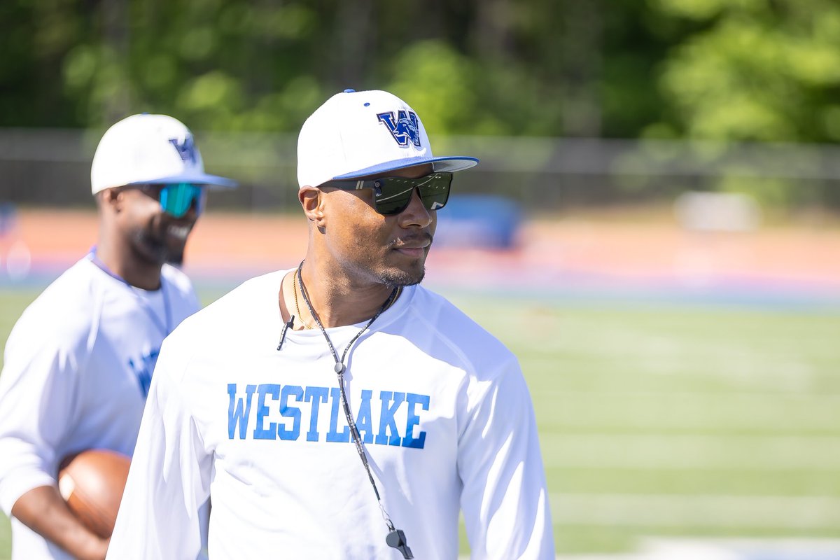 Enjoyed @RecruitWestlake yesterday. @CoachMo25 has a good thing there. Like his style for a rookie 29-year-old HC. Big job. He’s ready. S/o to the Lions for making me feel at home. Always good dudes and good energy there with @Coach_Walker55 and @CoachReg28 on the grass.