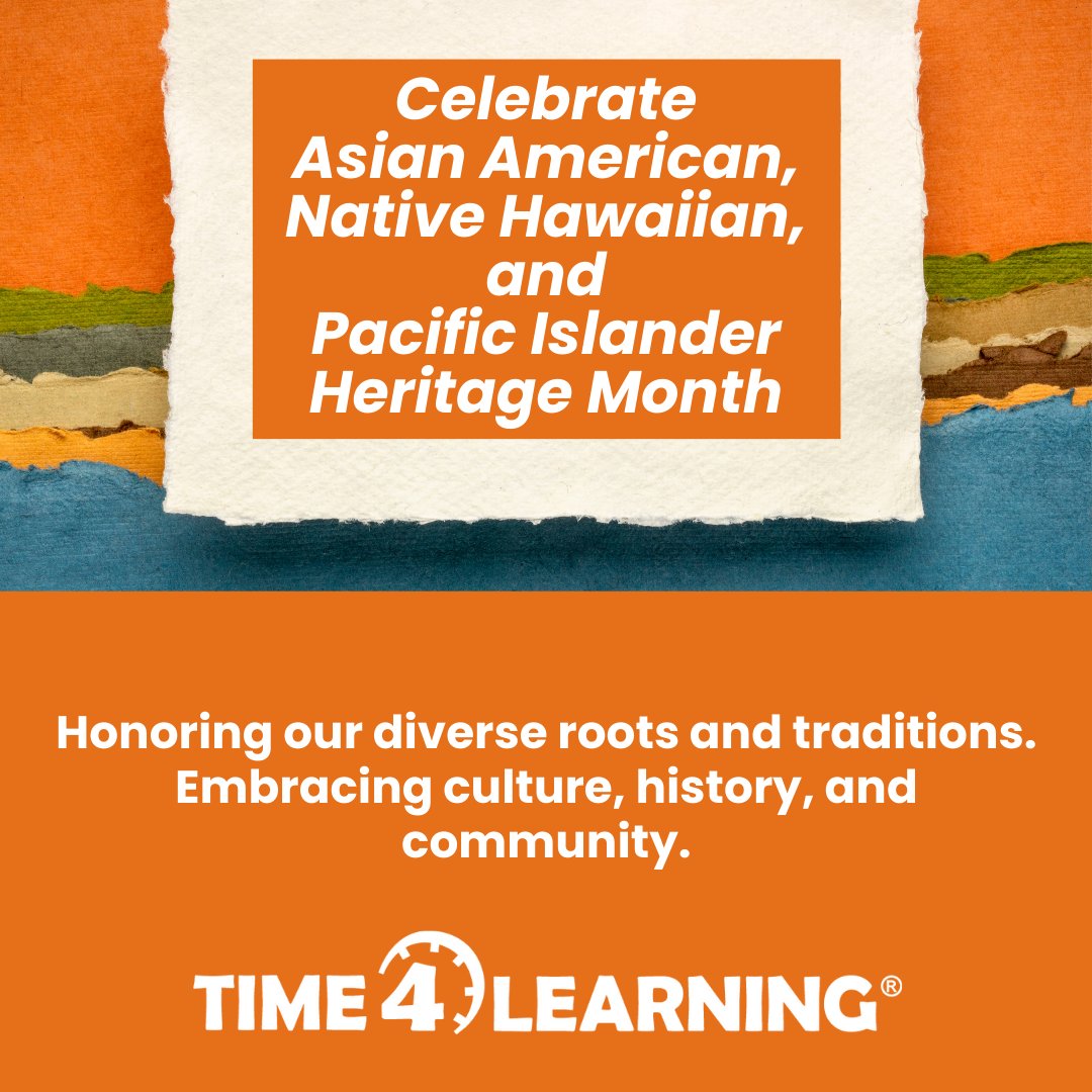Time4Learning's tweet image. Honor our nation's diverse roots & traditions throughout Asian American, Native Hawaiian, & Pacific Islander Heritage Month! The @NatlParkService has resources to learn, teach, & experience #AANHPI Heritage all year long! nps.gov/subjects/npsce…