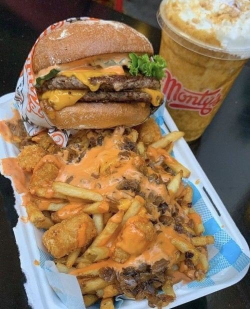 Burgers, Loaded Fries, and a Milkshake