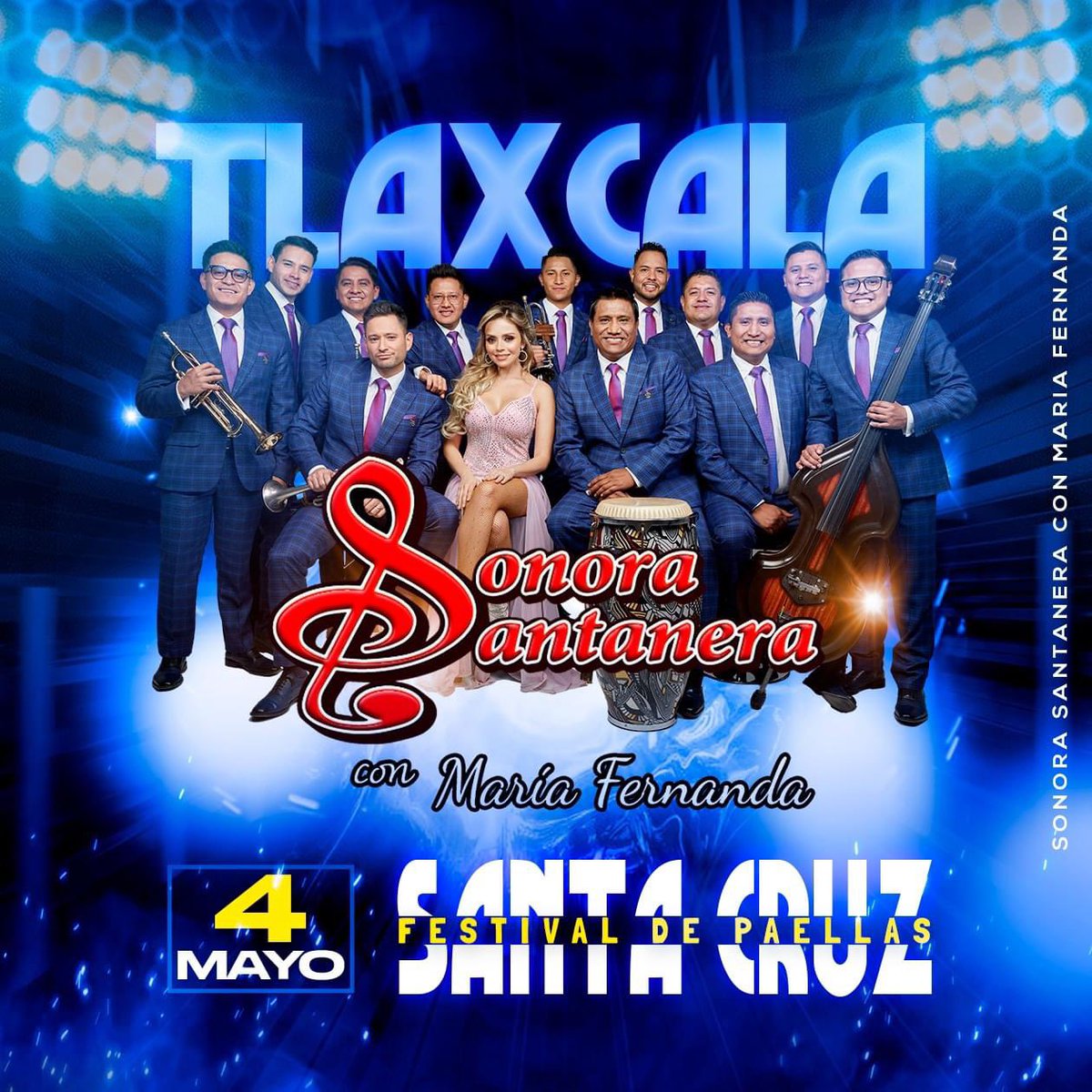 La @s_santanera con @Mariferg6 se presentará este sábado 4 de mayo en Tlaxcala.

#ShowMedia #SonoraSantanera #mariferalvo #Tlaxcala #SantaCruz