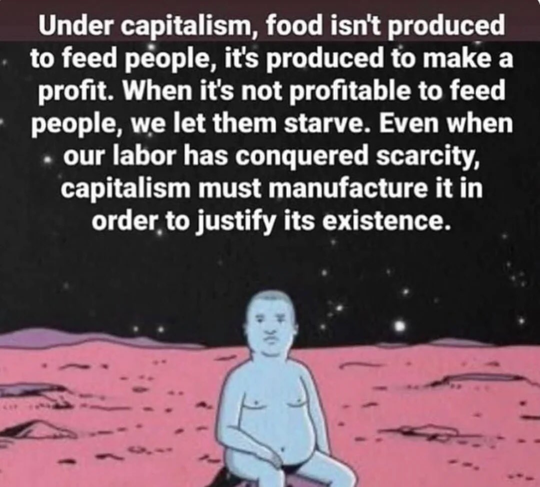 Capitalism would do anything to justify Its existence.