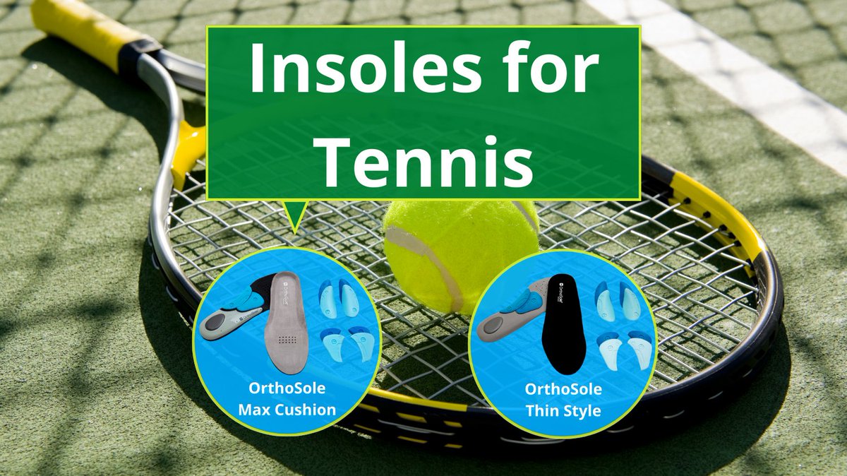 Our inserts are comfortable, breathable and deliver around-the-clock support to your feet and ankles. orthosole.com/insoles-for-sp… #Tennis #Tennislove #Tennislife #Tennisfan #insoleswetrust #Archfit #Loveyourfeet #PlantarFasciitis #FootPain #Unique #Uniqueinsoles