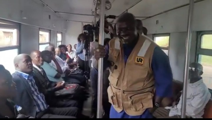 I saw Hon. Katumba Wamala with alot of excitement reopening railway transport services from Kampala to Namanve. After 38 years in power this is what you take pride in? Tanzania has just launched an electric train from Dar es Salam to Dodoma a 451 km distance. We really joke alot.