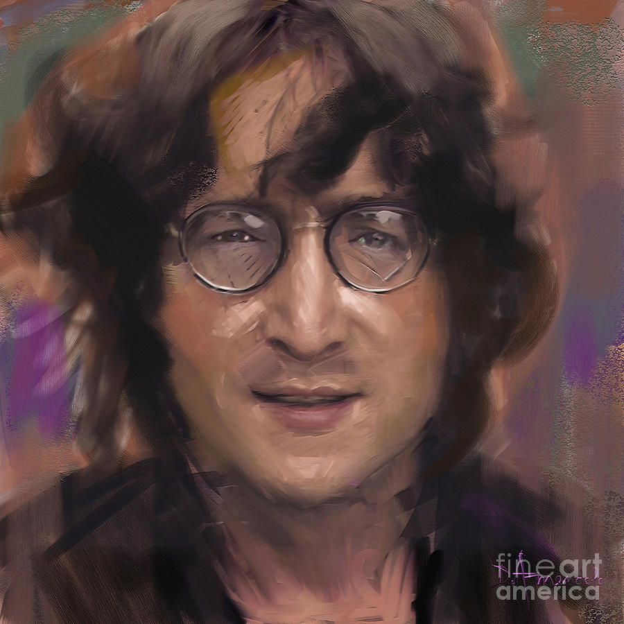 John Lennon portrait by Dominique Amendola buff.ly/2r07w2q
John Lennon portrait is painted in broad brush strokes in a contemporary impressionist fashion. John Lennon was an English musician, singer, and songwriter who rose to worldwide fame as a founder of the Beatles.