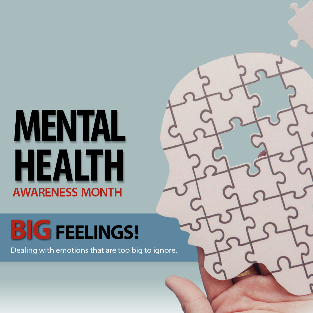 Celebrate Mental Health Awareness Month by joining us for Big Feelings! We will offer sessions to help families and individuals develop strategies to navigate through their wellness journey. Saturday, May 18, 2024 Central Library 2 PM - 4 PM