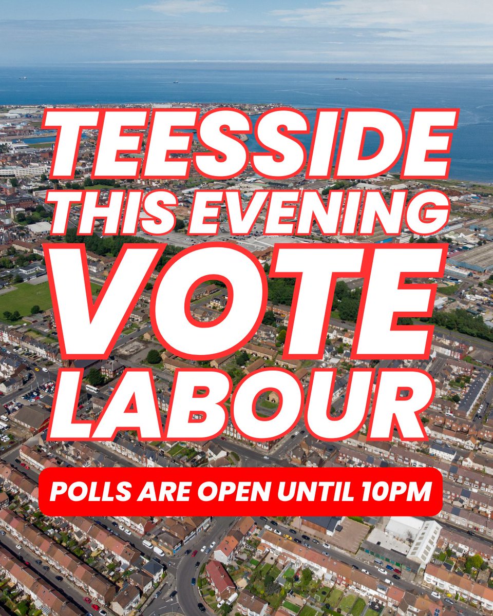 Want to see a return to community policing in our area? 👮 Then please remember to vote Labour before 10pm this evening. ⏰