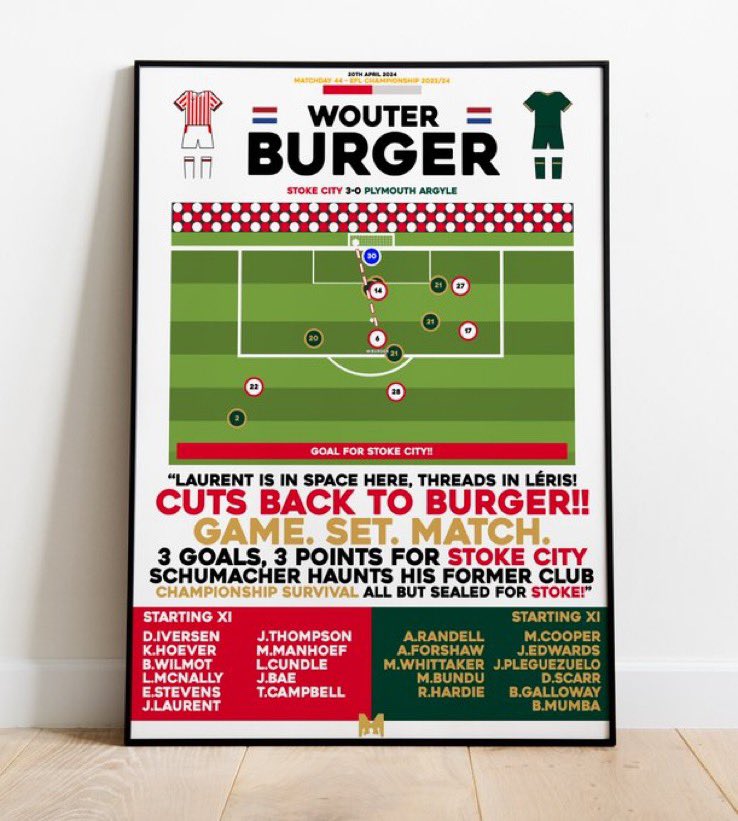 🎁 FRAMED PRINT GIVEAWAY 🎁 We’ve partnered with @MezzalaDesigns to giveaway any SCFC framed print on their site, remembering some iconic City moments! To enter you must: 🤝 Follow @TheBearPitTV & @MezzalaDesigns 🔄 Retweet this post Good luck, Stokies🔴⚪️ #SCFC #TBPTV